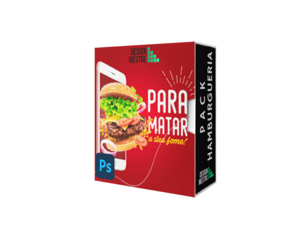 Pack Hamburgueria Editavel Photoshop e Canva