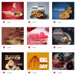 Packs Artes Prontas Pack Lanchonete e Restaurante, Download – 350 Artes Sociais Photoshop