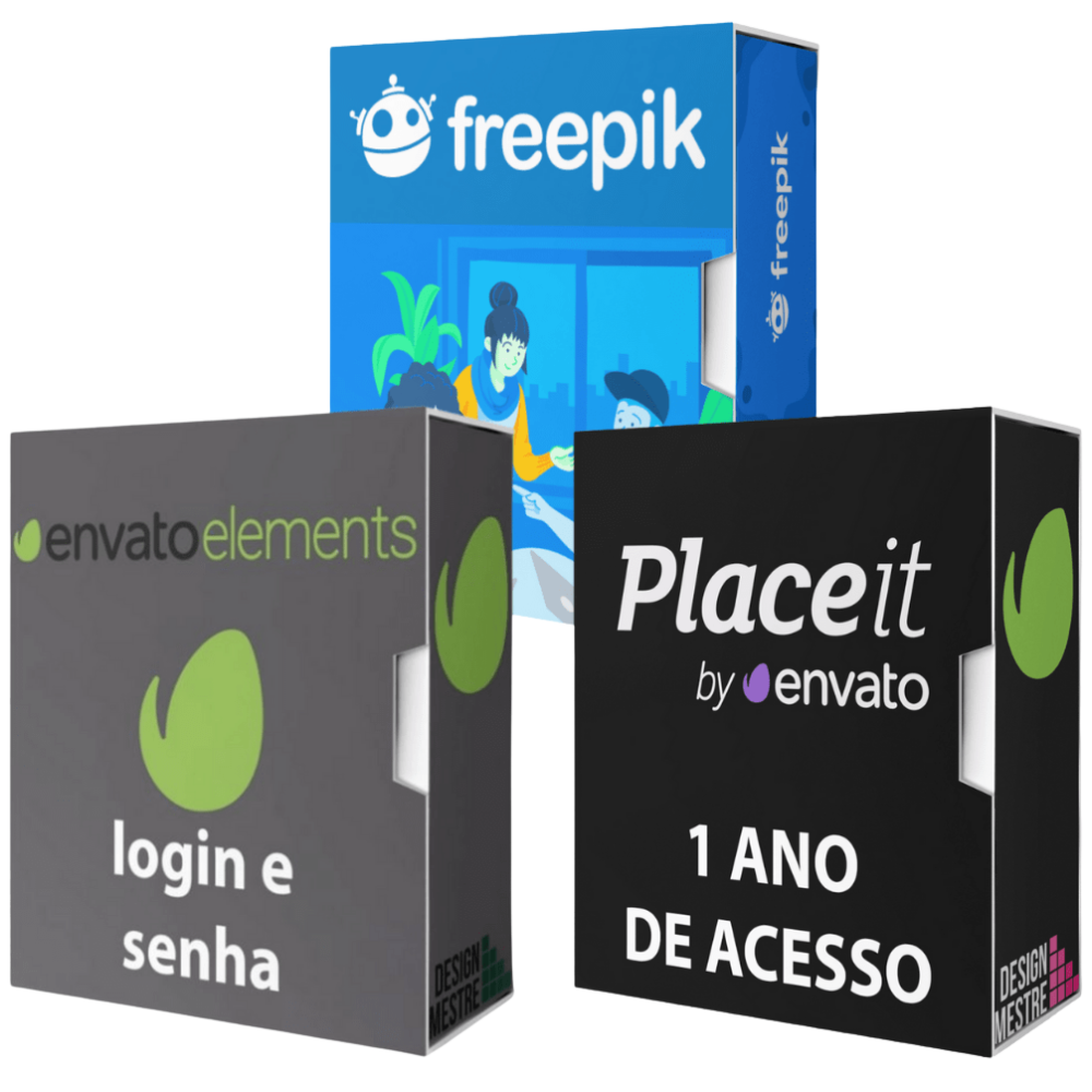 Envato Elements e PlaceIT Assinatura Compartilhada